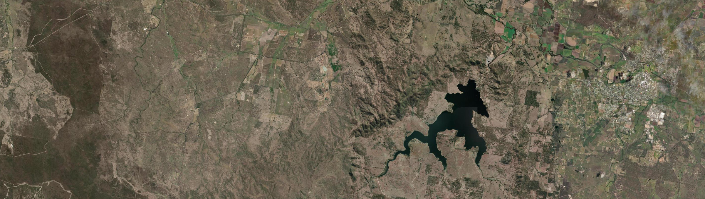 Aerial view of Rodgers Creek, QLD
