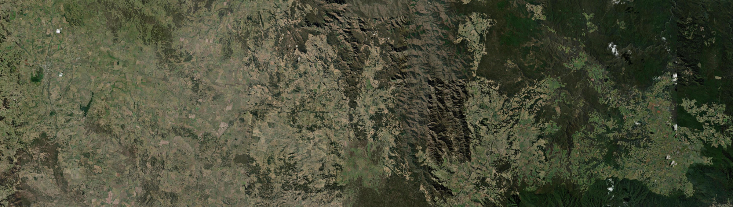 Aerial view of Wongwibinda, NSW