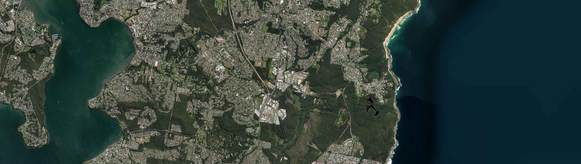 Aerial view of Gateshead, NSW