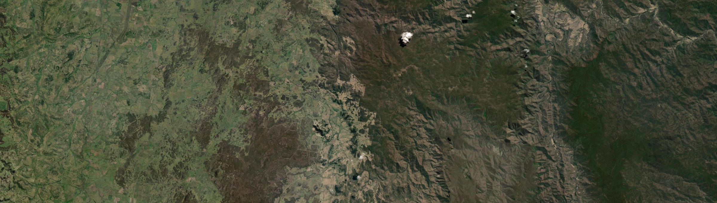 Aerial view of Moggs Swamp, NSW
