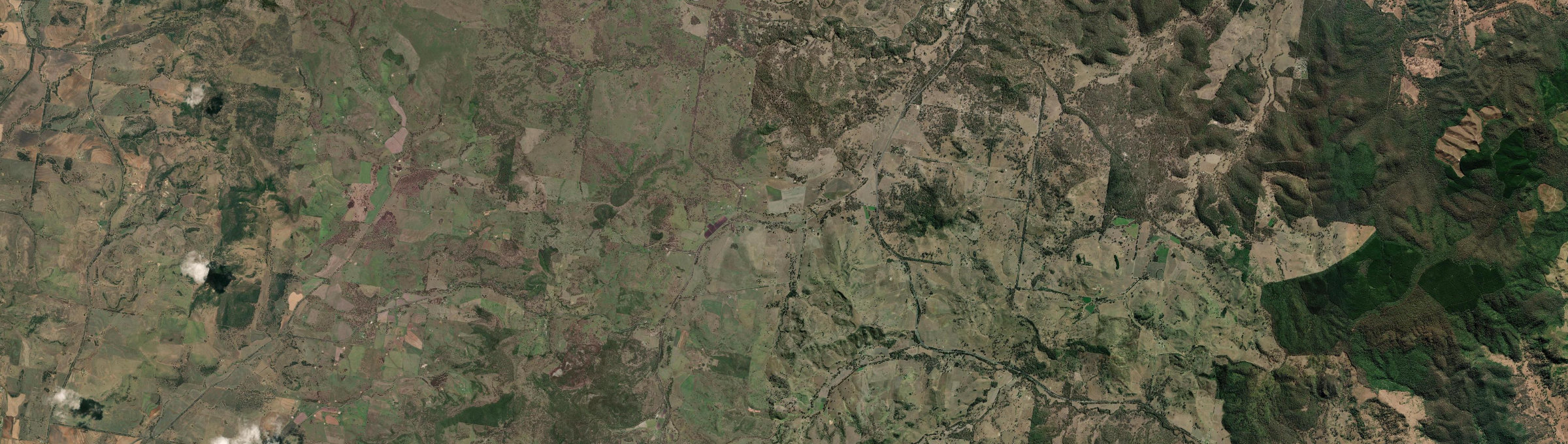 Aerial view of Wutul, QLD
