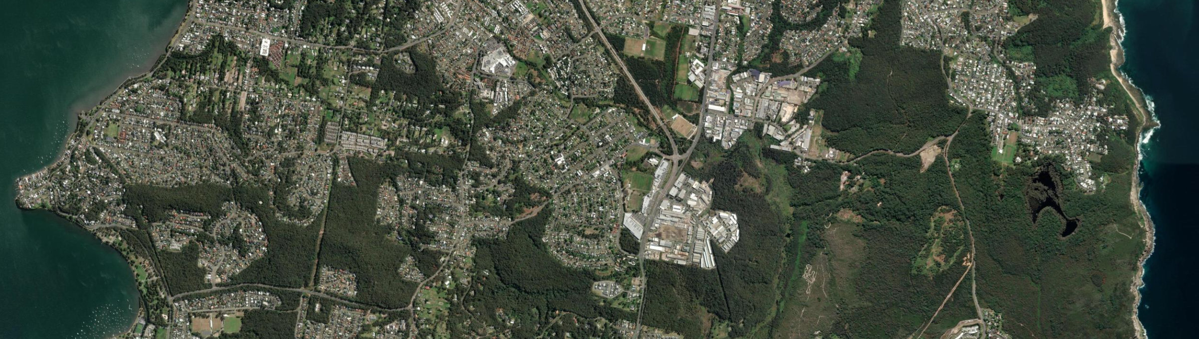 Aerial view of Windale, NSW
