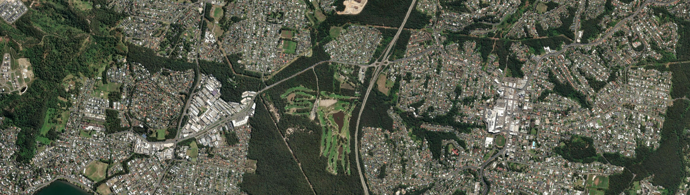 Aerial view of Hillsborough (Lake Macquarie - NSW), NSW