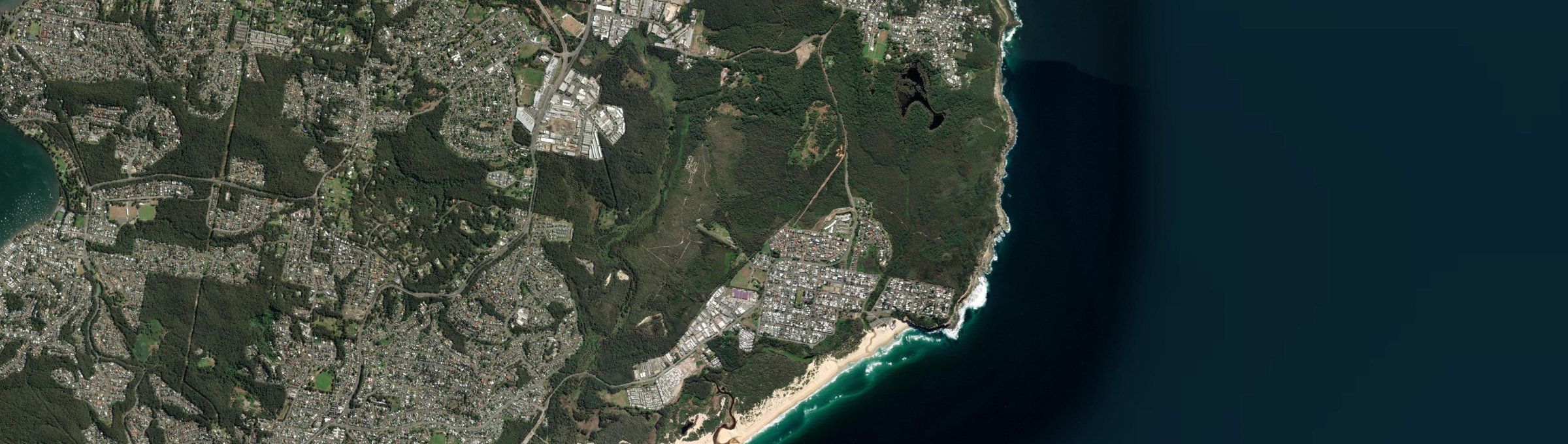 Aerial view of Redhead, NSW