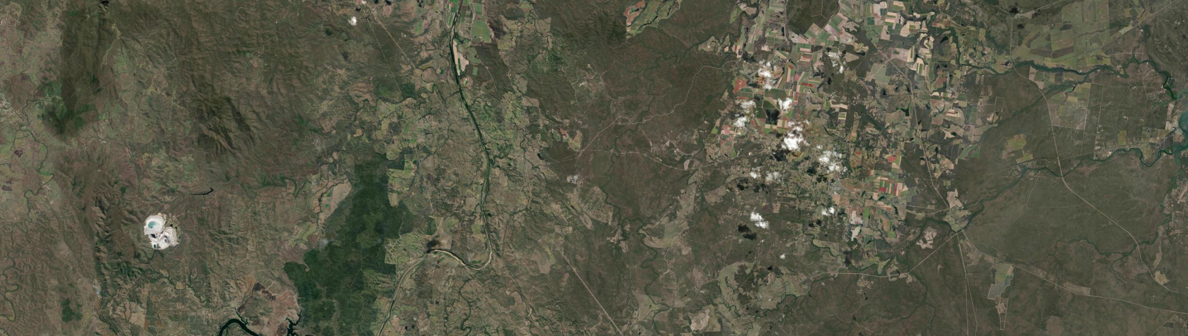 Aerial view of Booyal, QLD