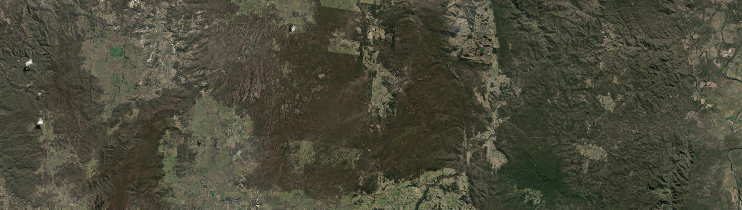 Aerial view of Boonoo Boonoo, NSW