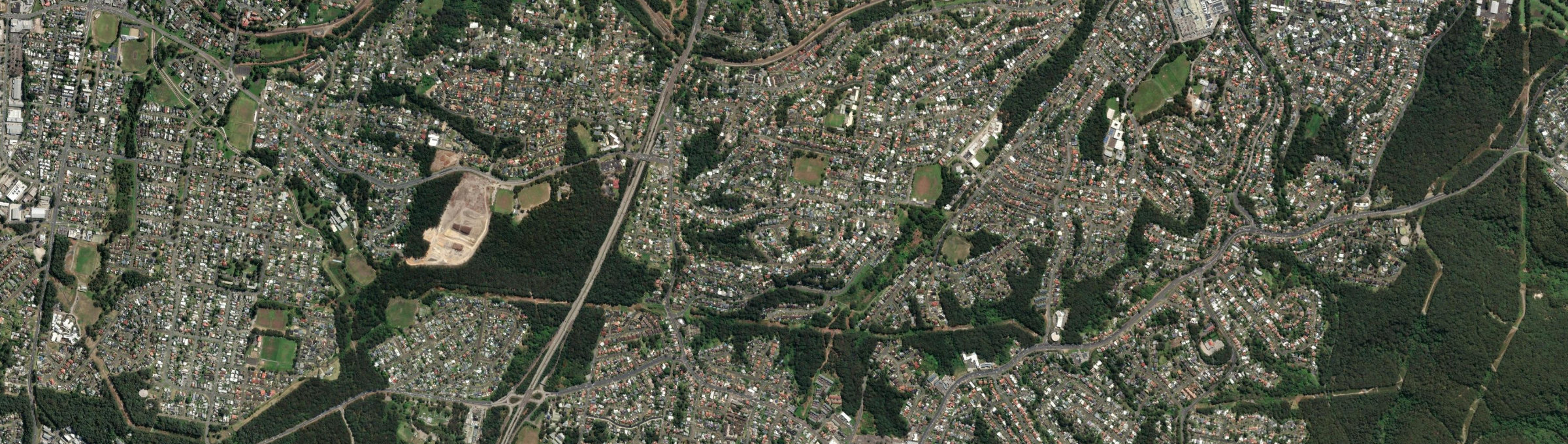Aerial view of Kotara South, NSW