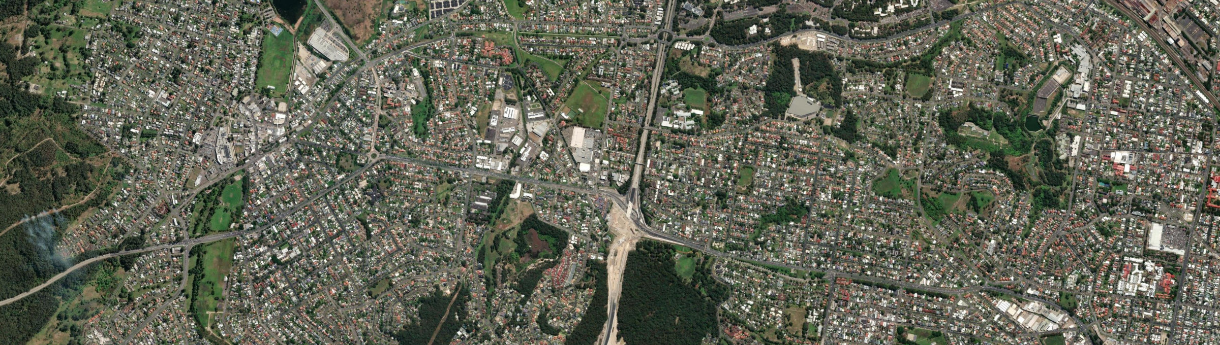 Aerial view of Jesmond, NSW