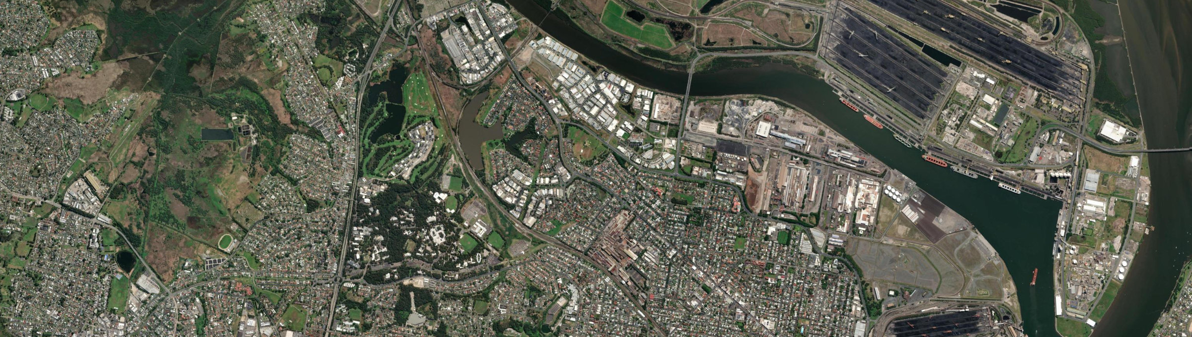 Aerial view of Mayfield West, NSW