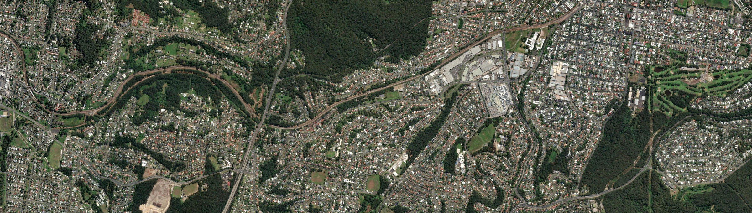 Aerial view of Kotara, NSW