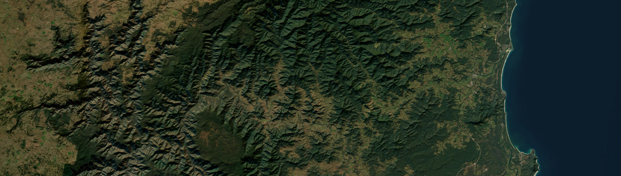 Aerial view of Bellbrook, NSW