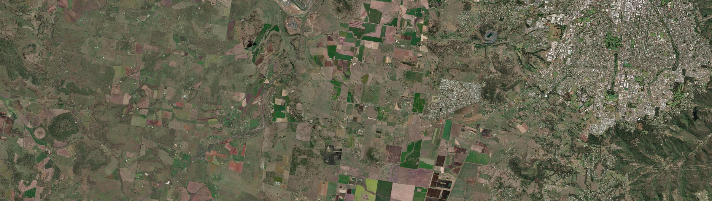 Aerial view of Westbrook (Qld), QLD