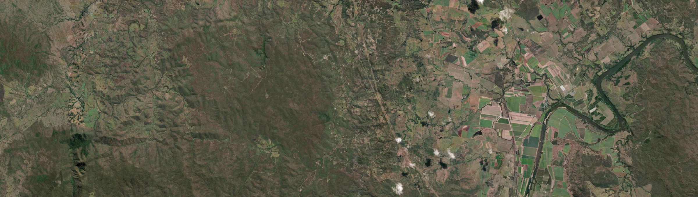 Aerial view of Horse Camp, QLD