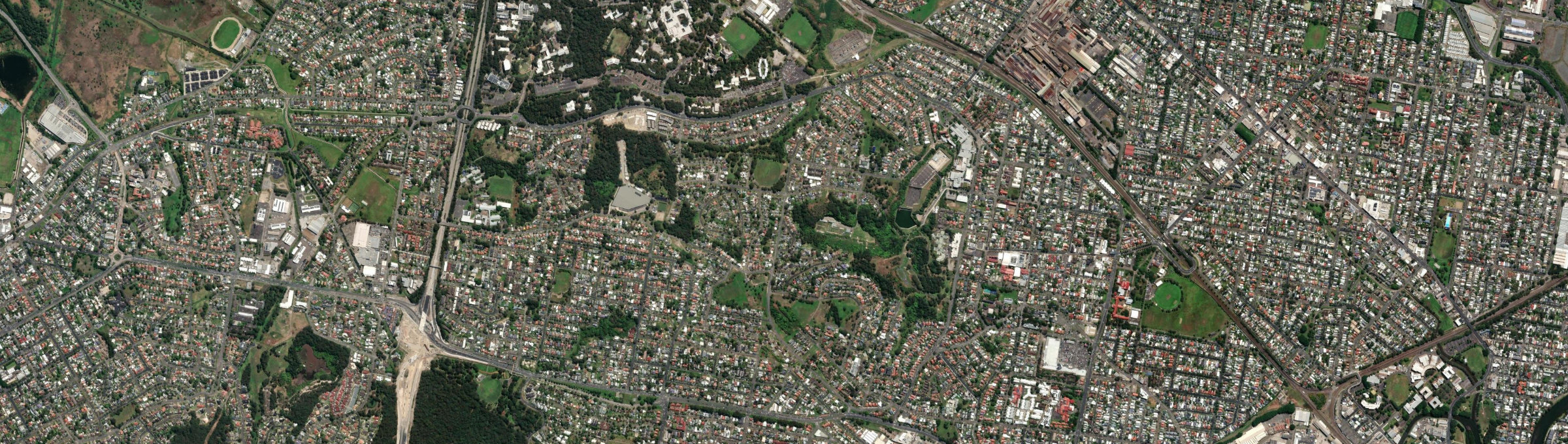 Aerial view of Waratah West, NSW
