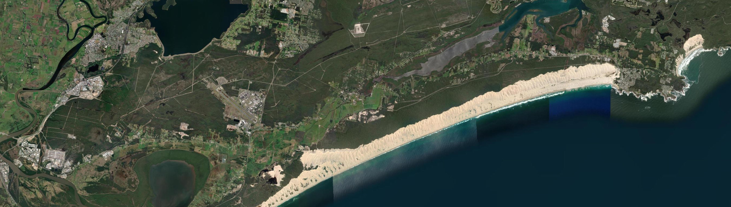 Aerial view of Salt Ash, NSW