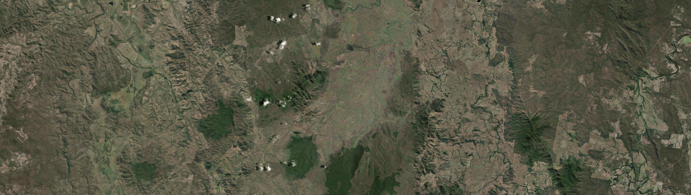Aerial view of Malarga, QLD
