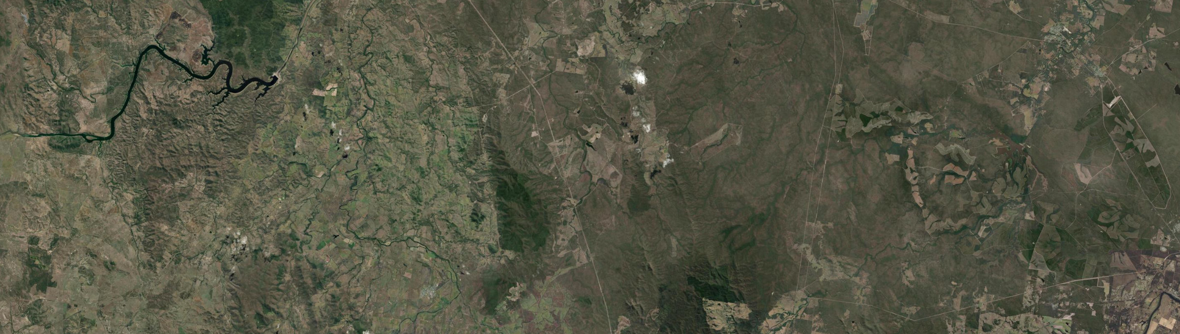 Aerial view of Golden Fleece, QLD