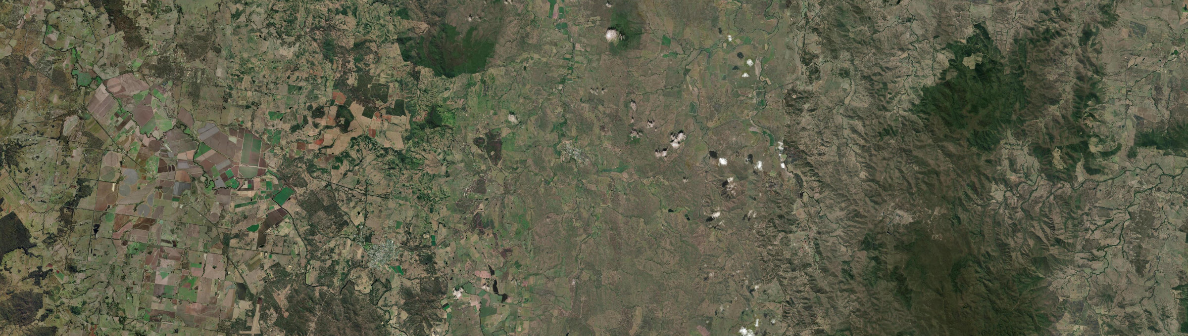 Aerial view of Goomeri, QLD