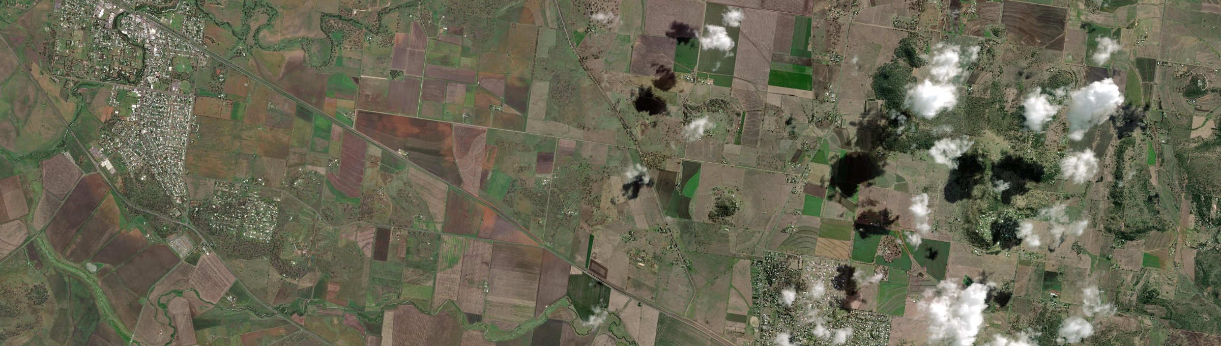 Aerial view of Kings Siding, QLD