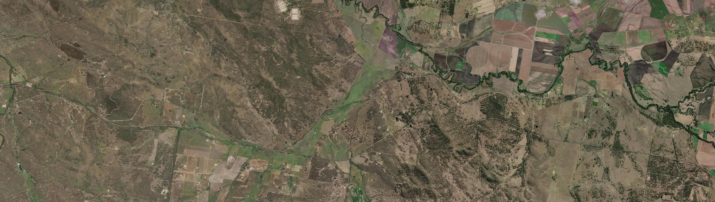 Aerial view of Cunningham (Qld), QLD
