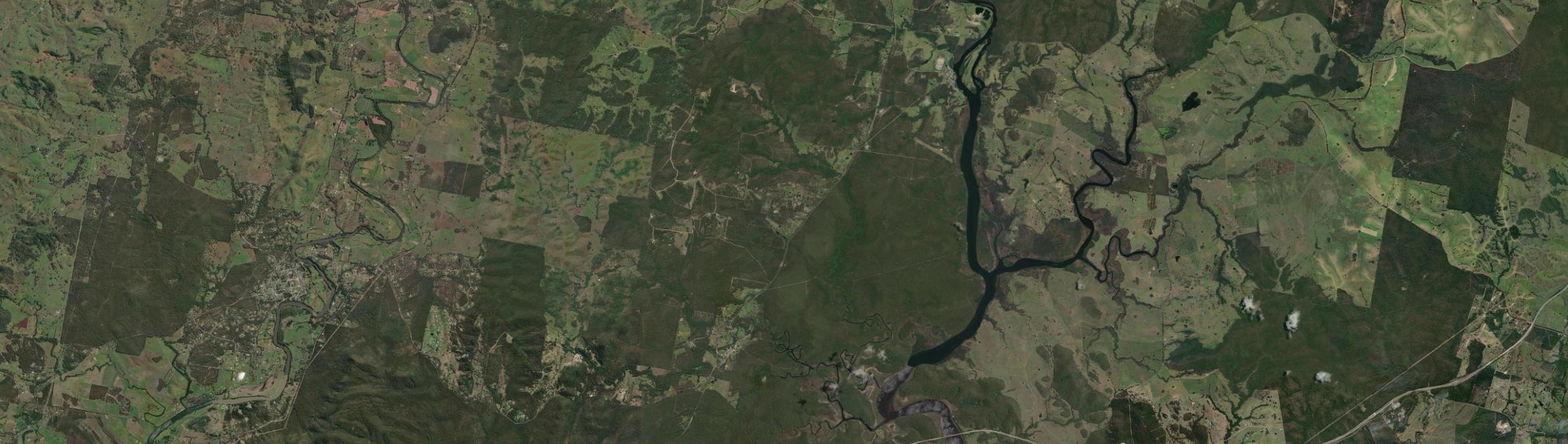 Aerial view of Limeburners Creek (Mid-Coast - NSW), NSW