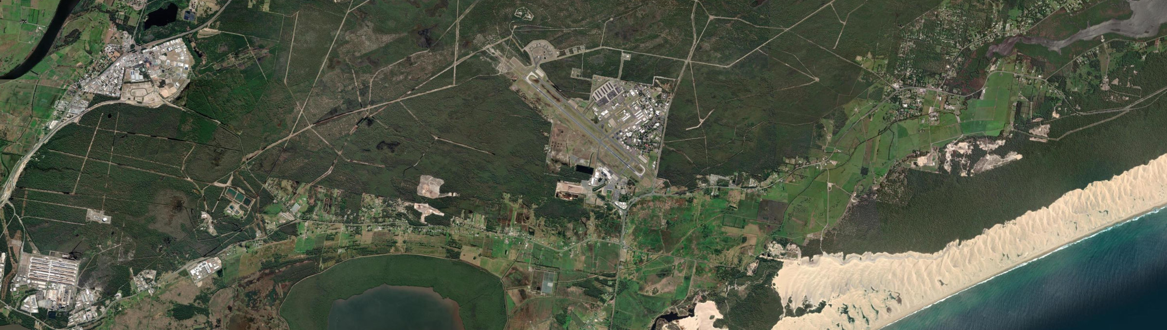 Aerial view of Williamtown, NSW