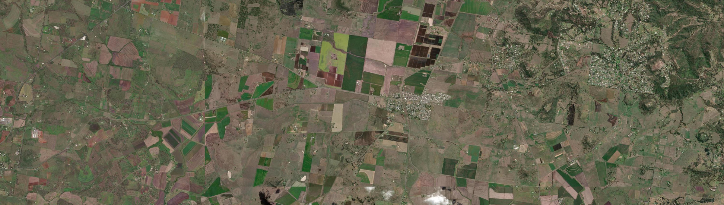Aerial view of Wyreema, QLD