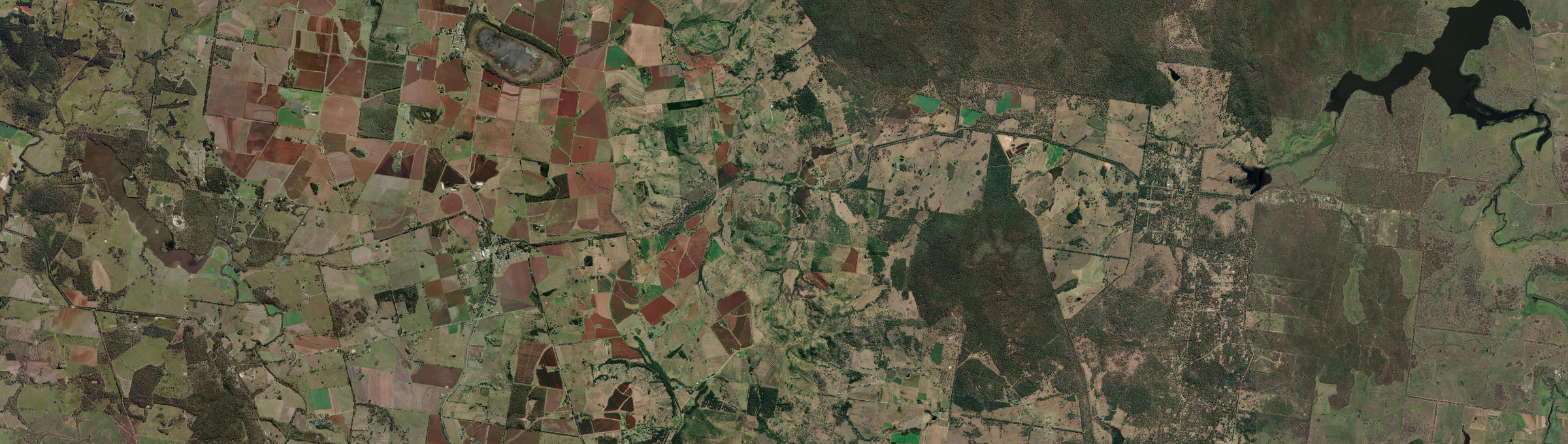 Aerial view of Corndale (Qld), QLD