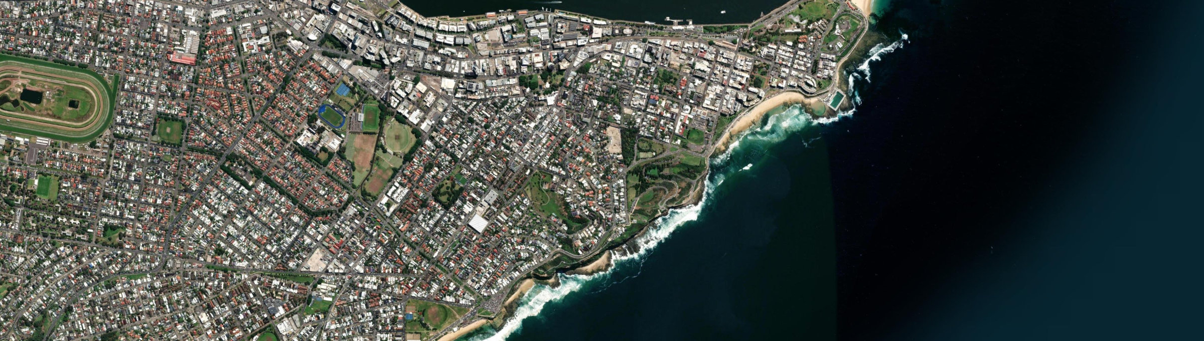 Aerial view of The Hill, NSW