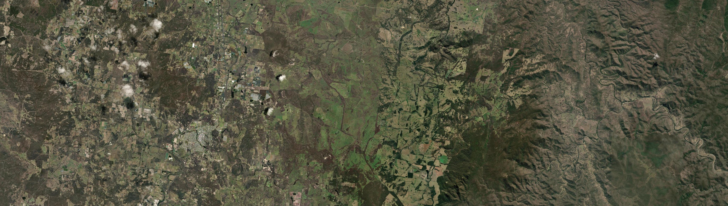 Aerial view of Amosfield, NSW