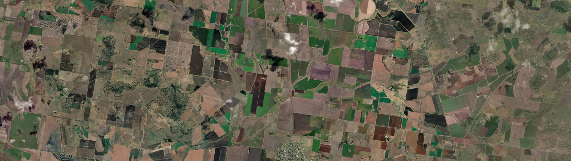 Aerial view of Kings Creek, QLD