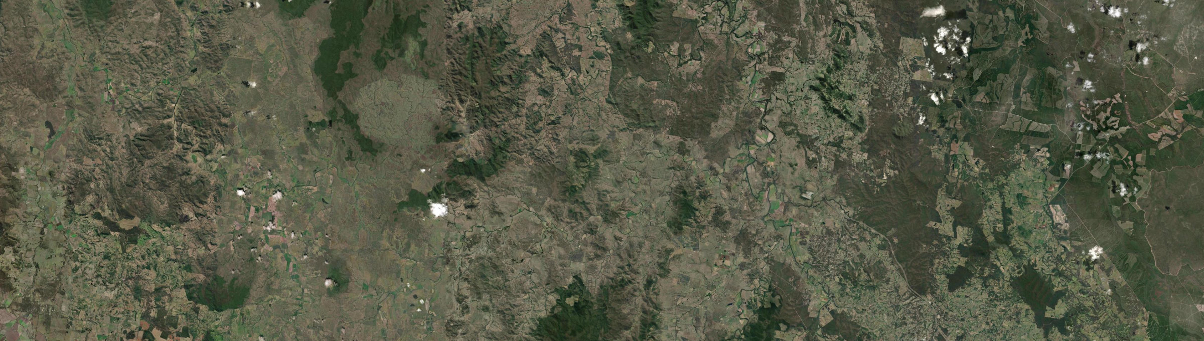 Aerial view of Woolooga, QLD