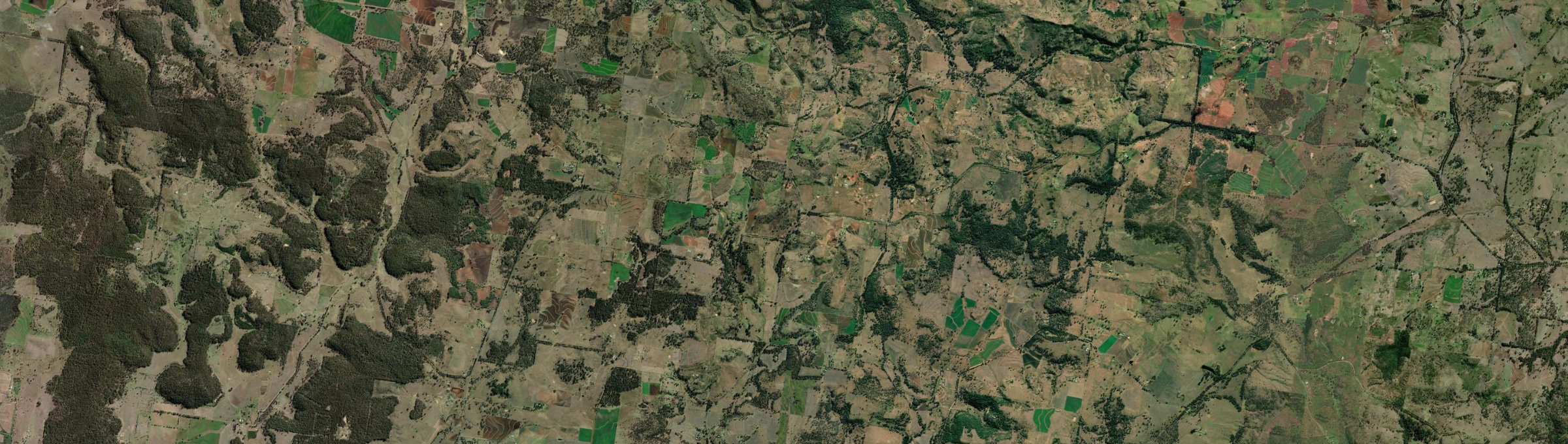Aerial view of Bergen, QLD