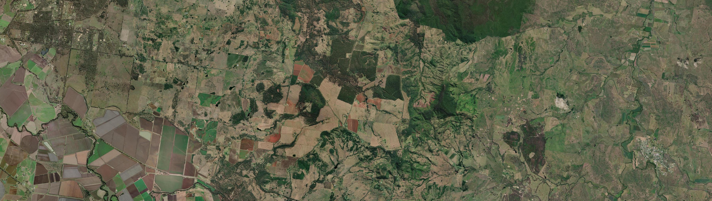 Aerial view of Tablelands (South Burnett - Qld), QLD