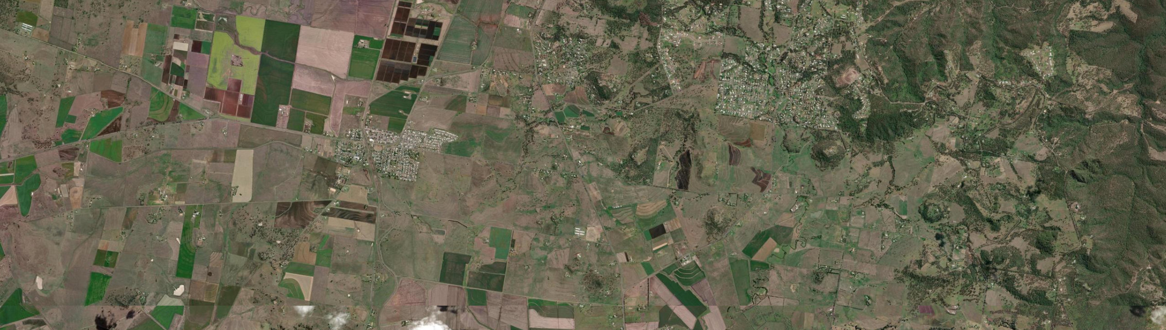 Aerial view of Vale View, QLD