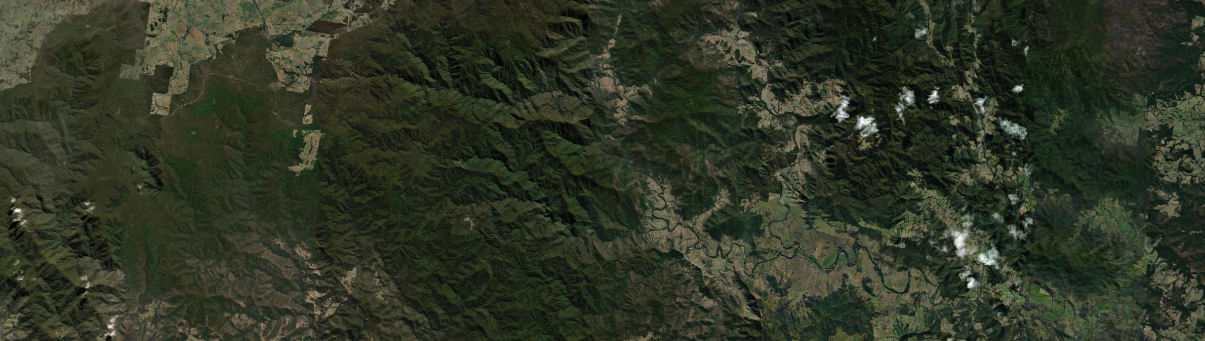 Aerial view of Mount Seaview, NSW