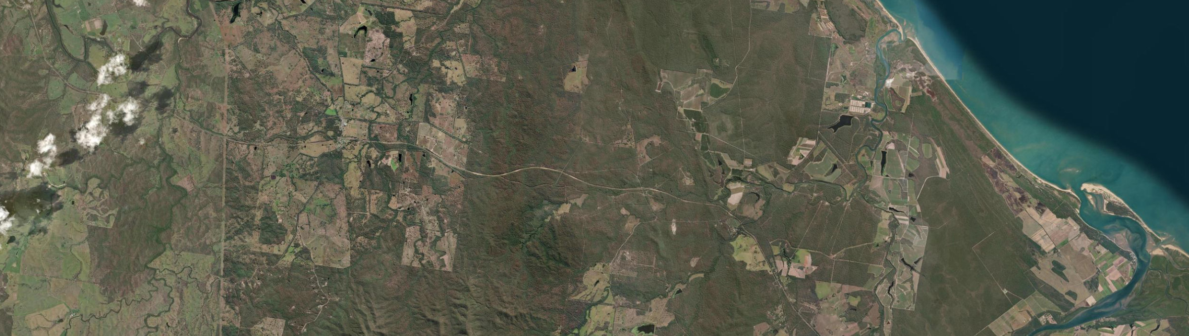 Aerial view of Watalgan, QLD
