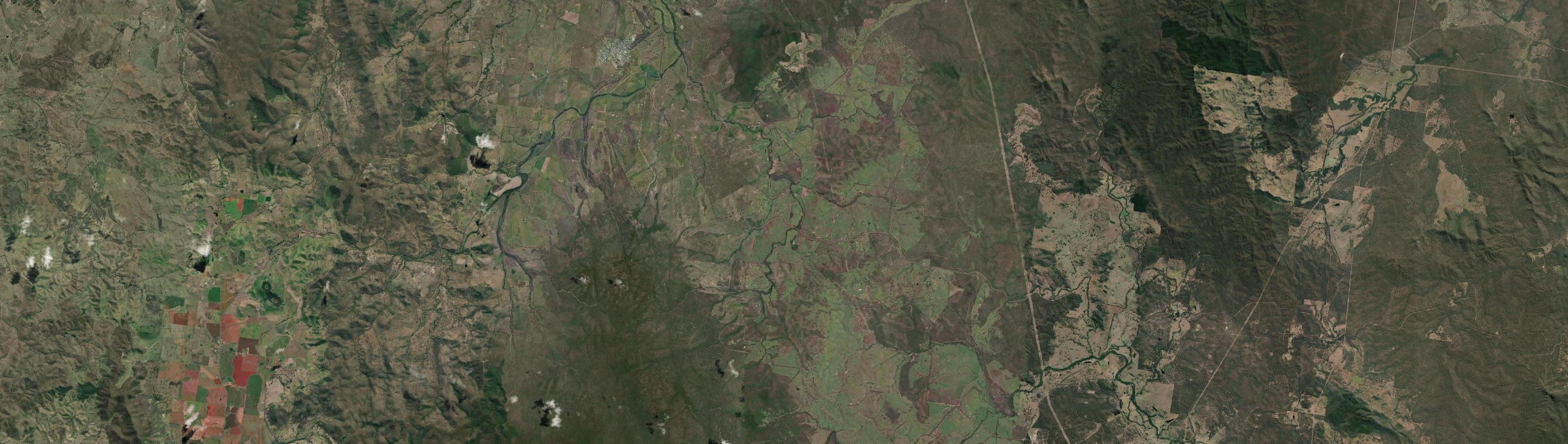 Aerial view of Lakeside, QLD