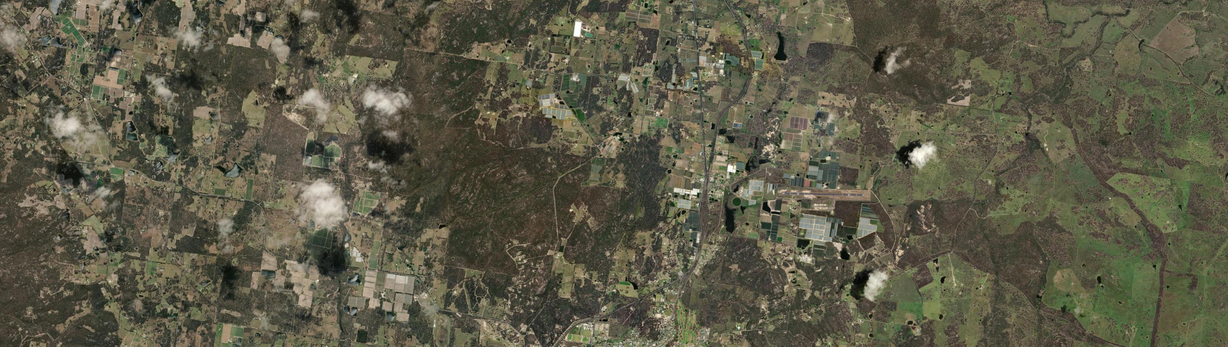 Aerial view of Applethorpe, QLD