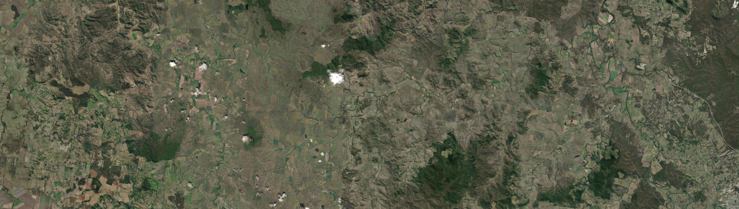 Aerial view of Kilkivan, QLD