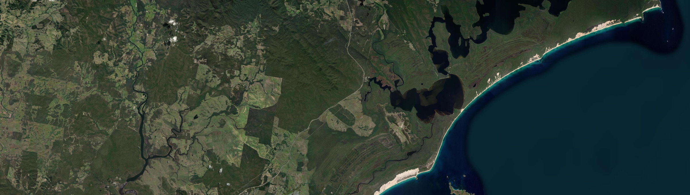 Aerial view of Nerong, NSW