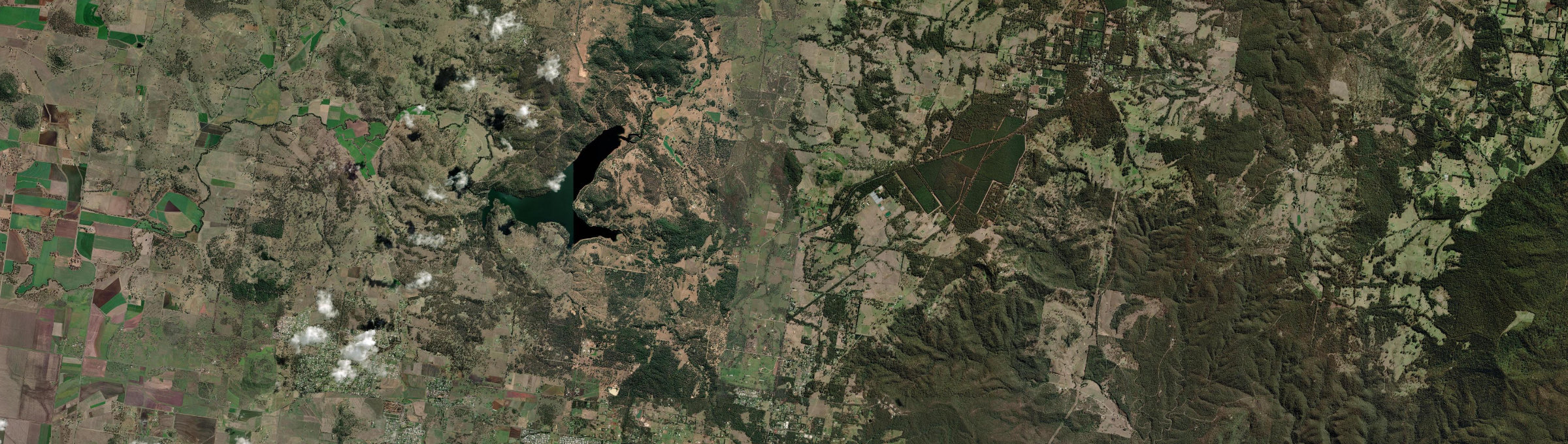 Aerial view of Geham, QLD