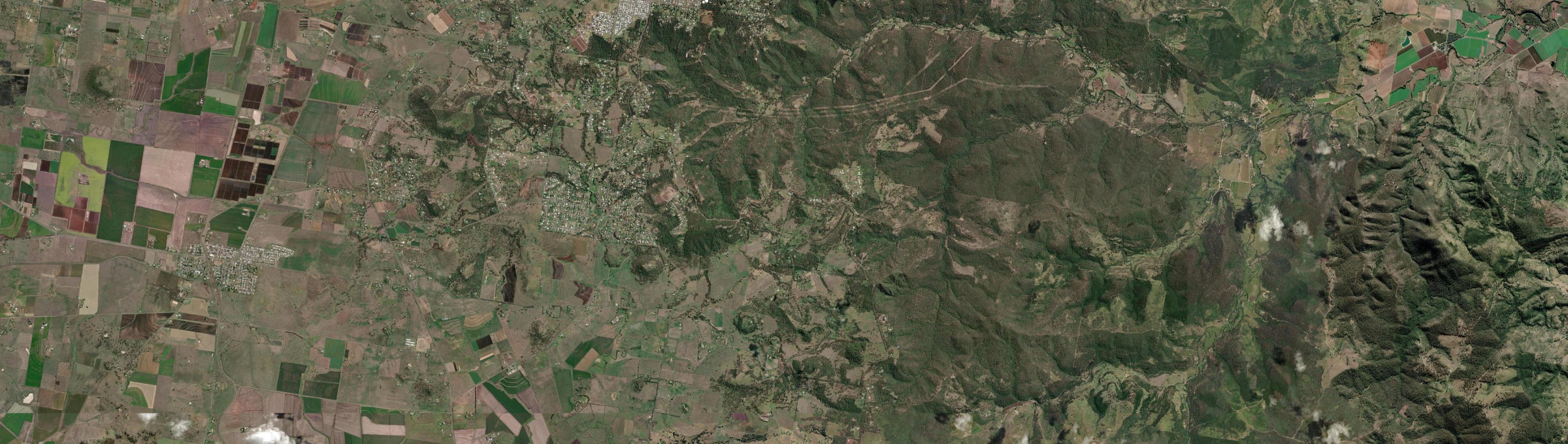 Aerial view of Preston (Lockyer Valley - Qld), QLD