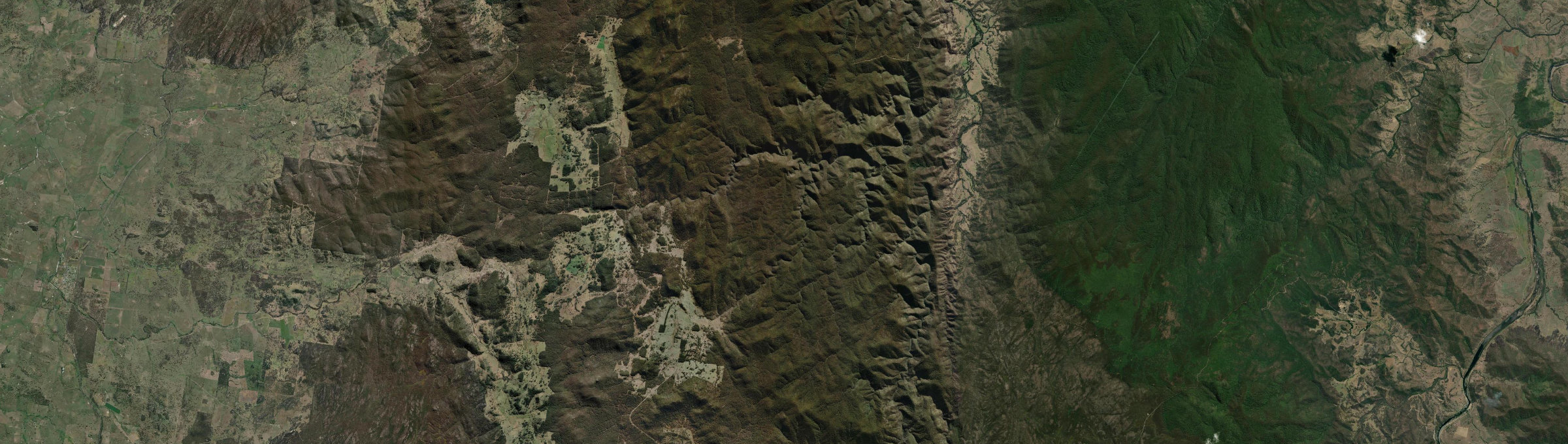 Aerial view of Morven (Glen Innes Severn - NSW), NSW