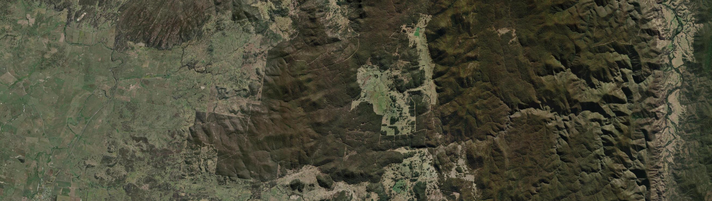 Aerial view of Capoompeta, NSW