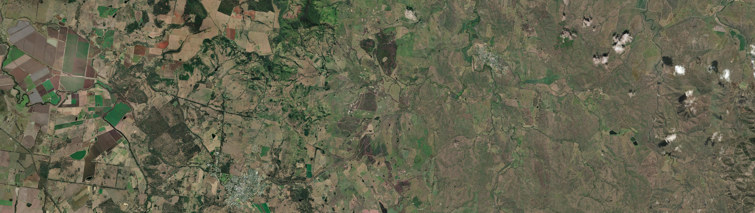 Aerial view of Manyung, QLD