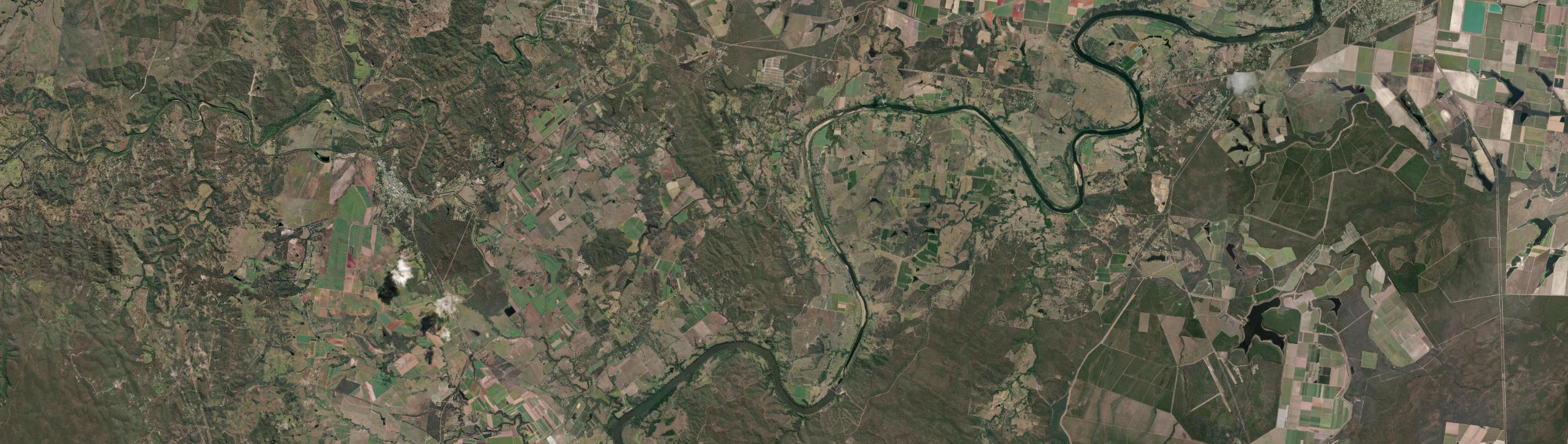 Aerial view of Bungadoo, QLD