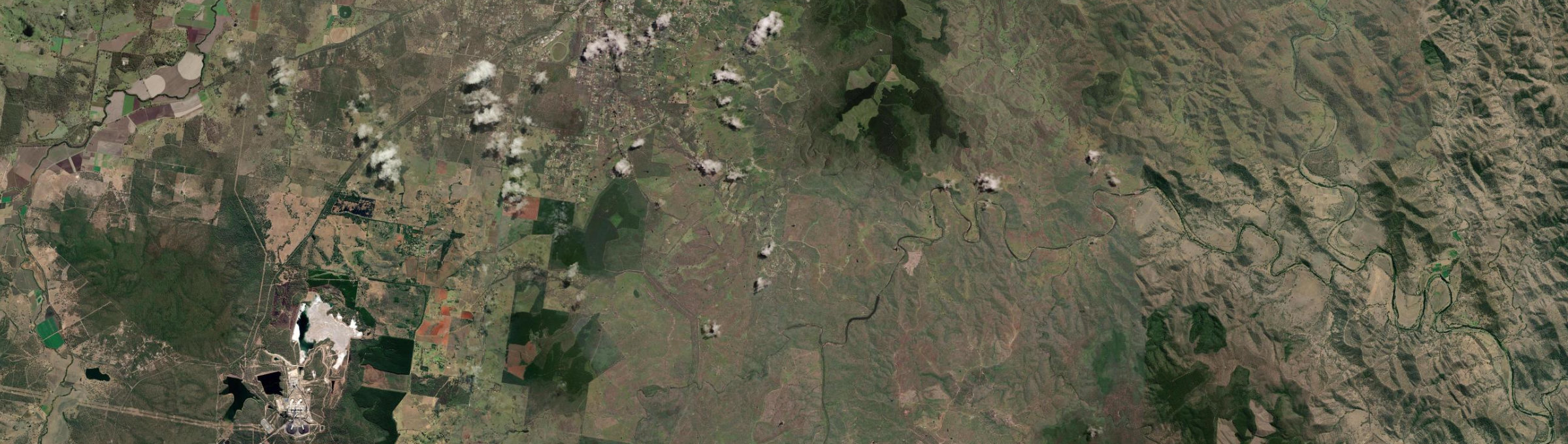 Aerial view of South East Nanango, QLD
