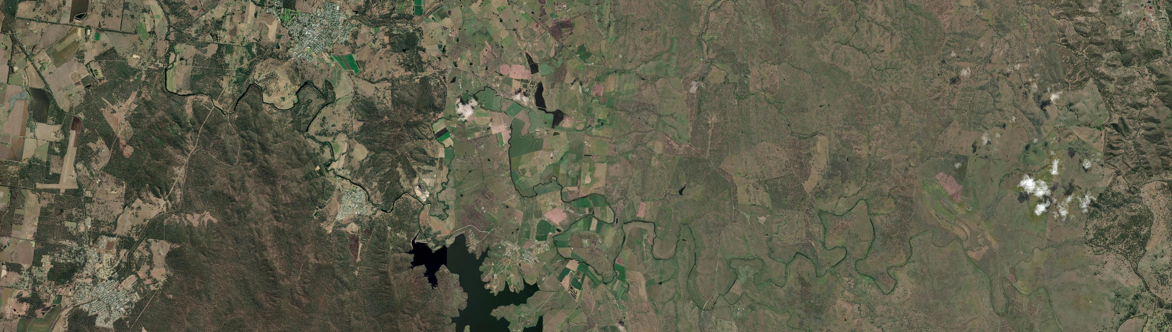 Aerial view of Redgate (Qld), QLD