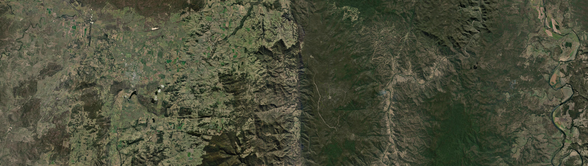 Aerial view of Timbarra (NSW), NSW